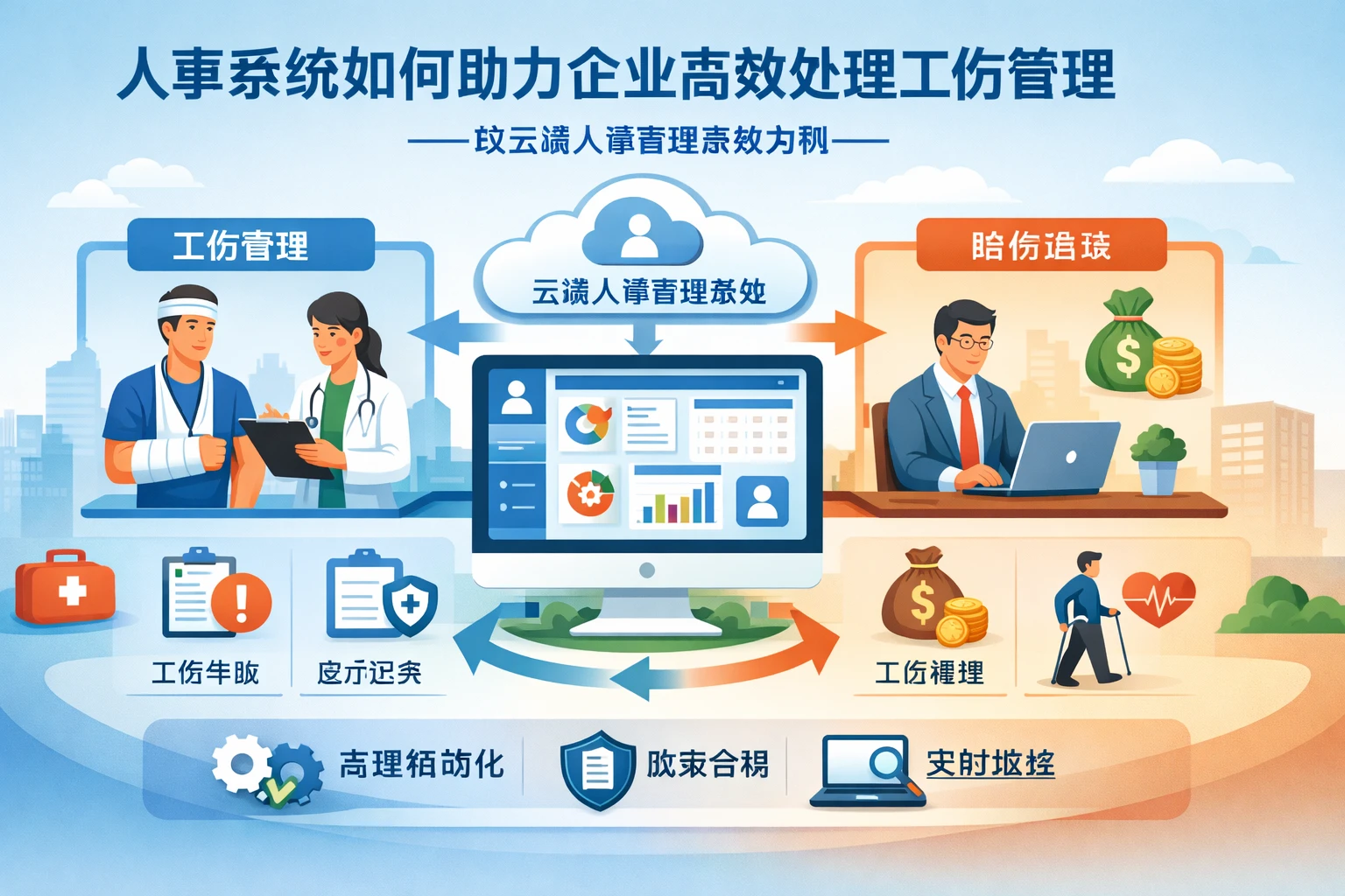 人事系统如何助力企业高效处理工伤管理——以云端人事管理系统为例
