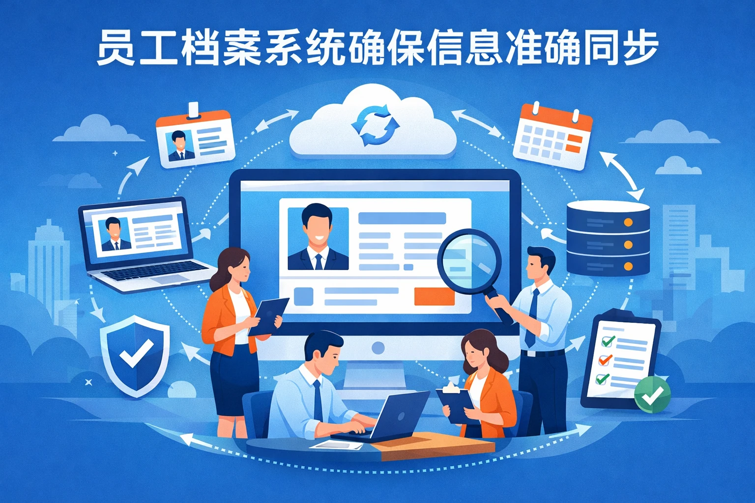 员工档案系统确保信息准确同步