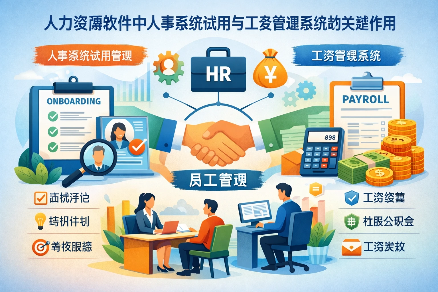 人力资源软件中人事系统试用与工资管理系统的关键作用