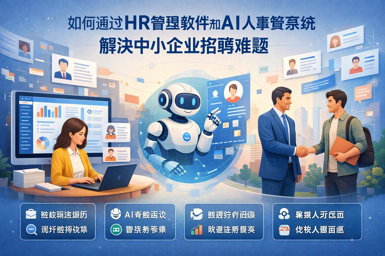 如何通过HR管理软件和AI人事管理系统解决中小企业招聘难题
