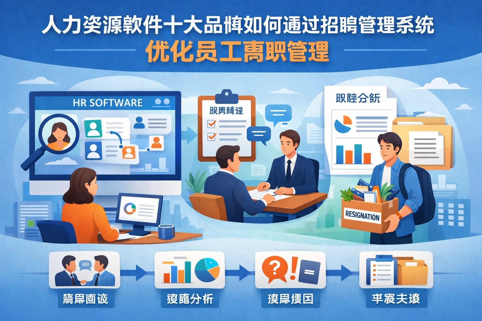 人力资源软件十大品牌如何通过招聘管理系统优化员工离职管理
