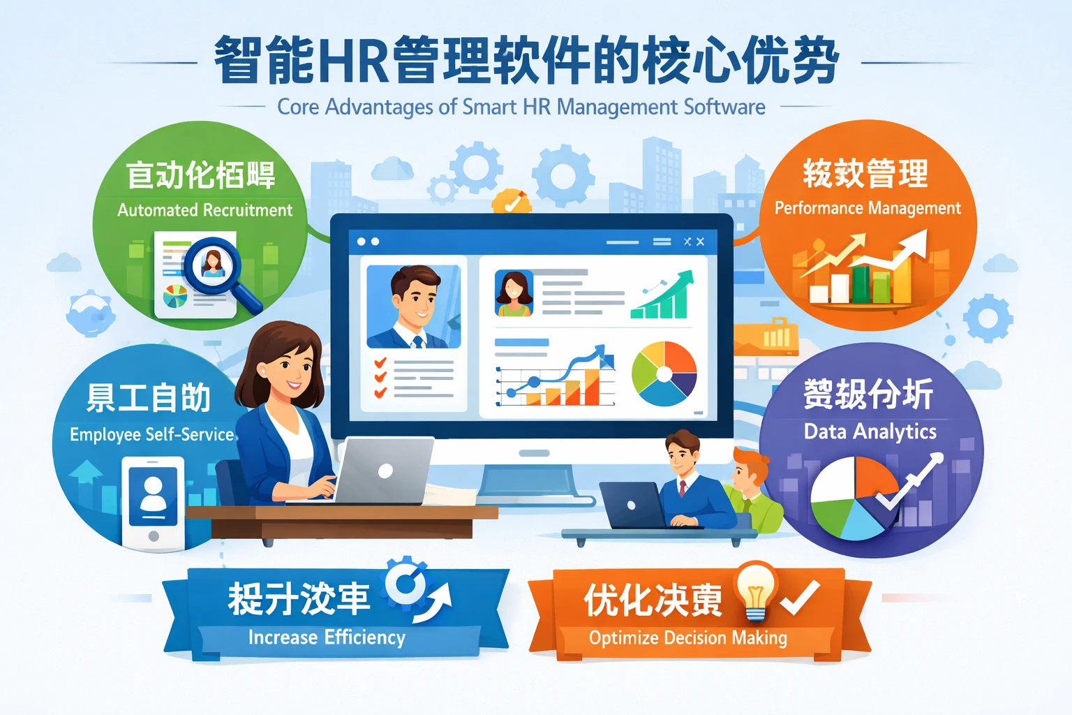 智能HR管理软件的核心优势