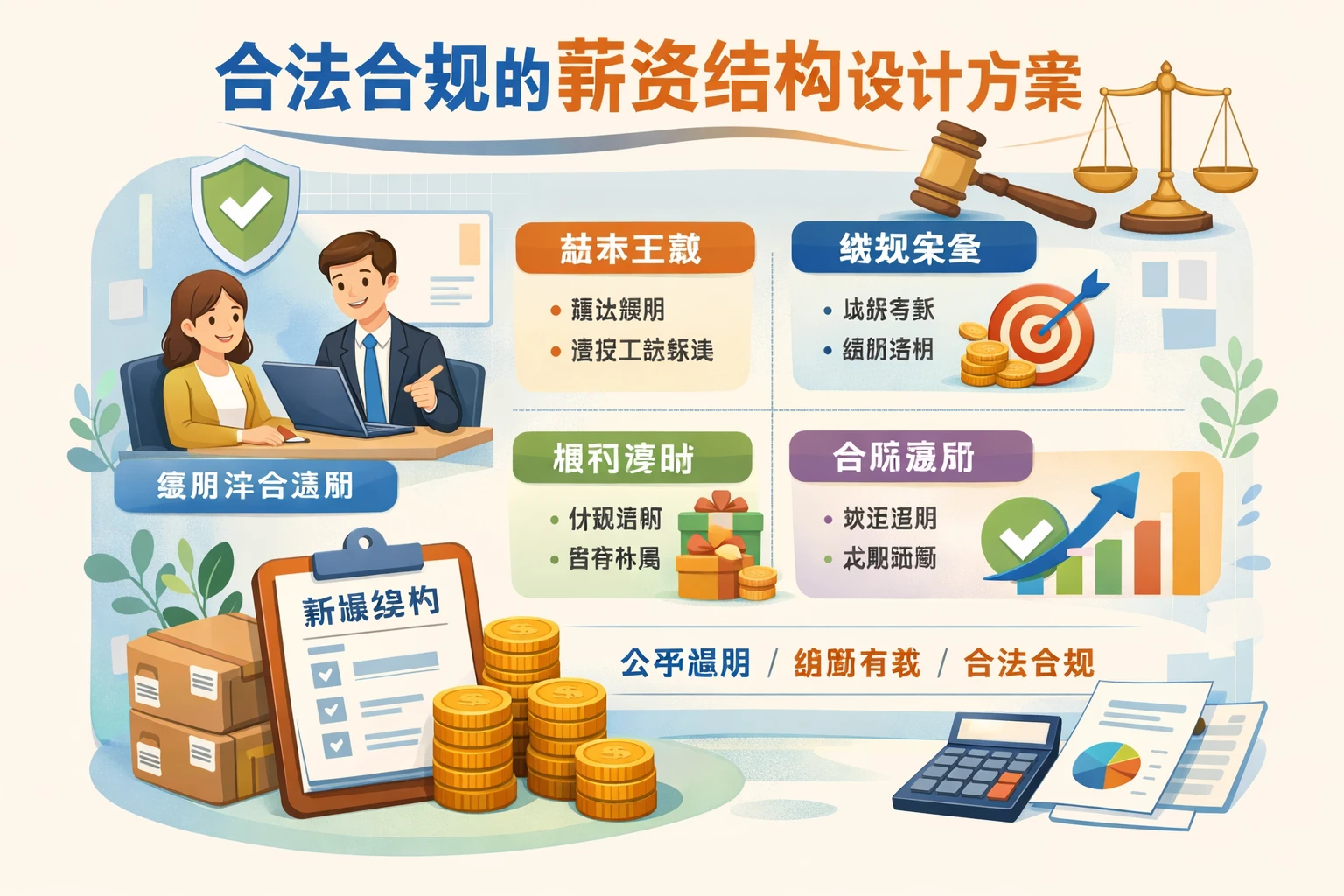 合法合规的薪资结构设计方案