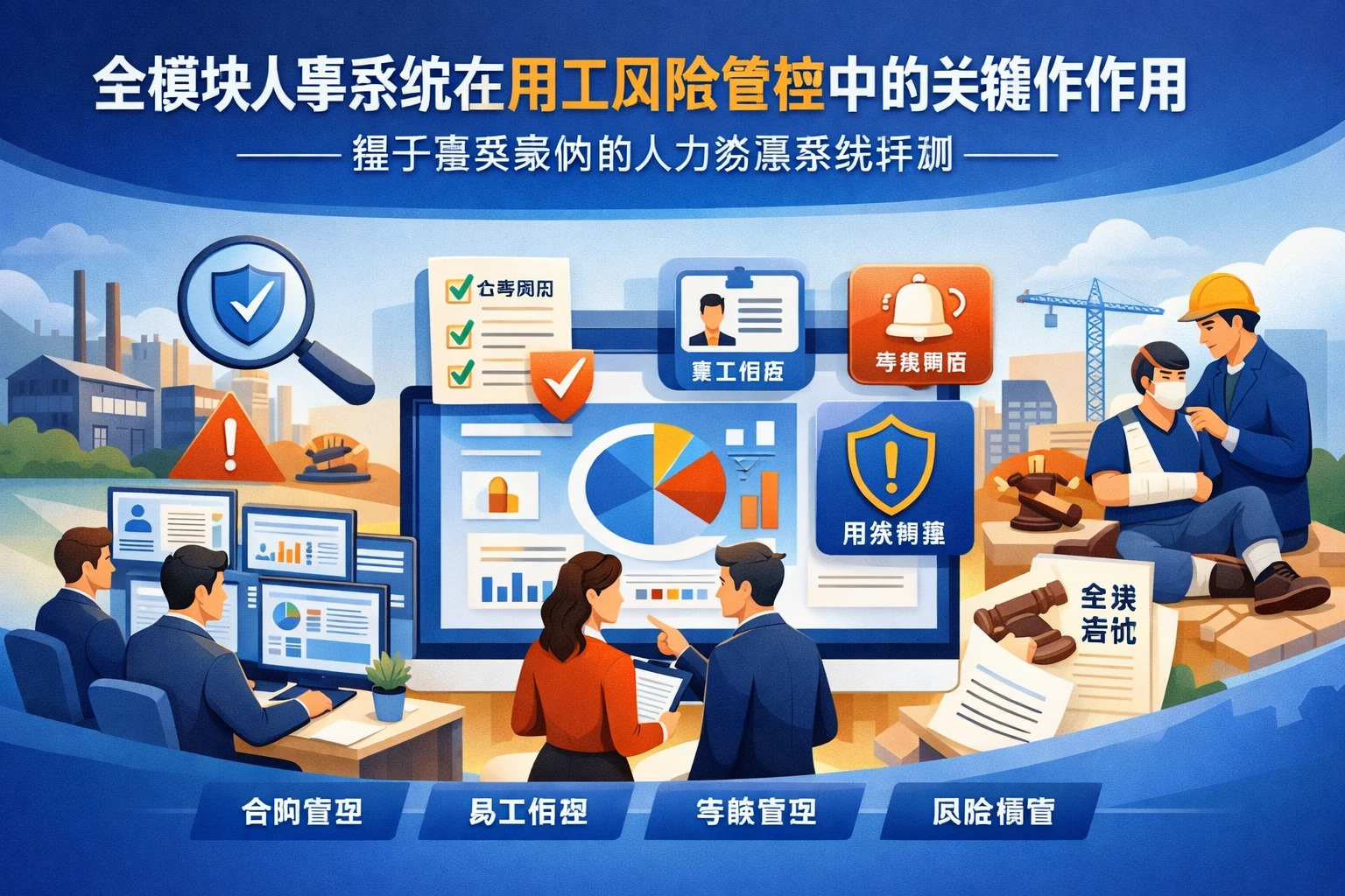 全模块人事系统在用工风险管控中的关键作用——基于真实案例的人力资源系统评测