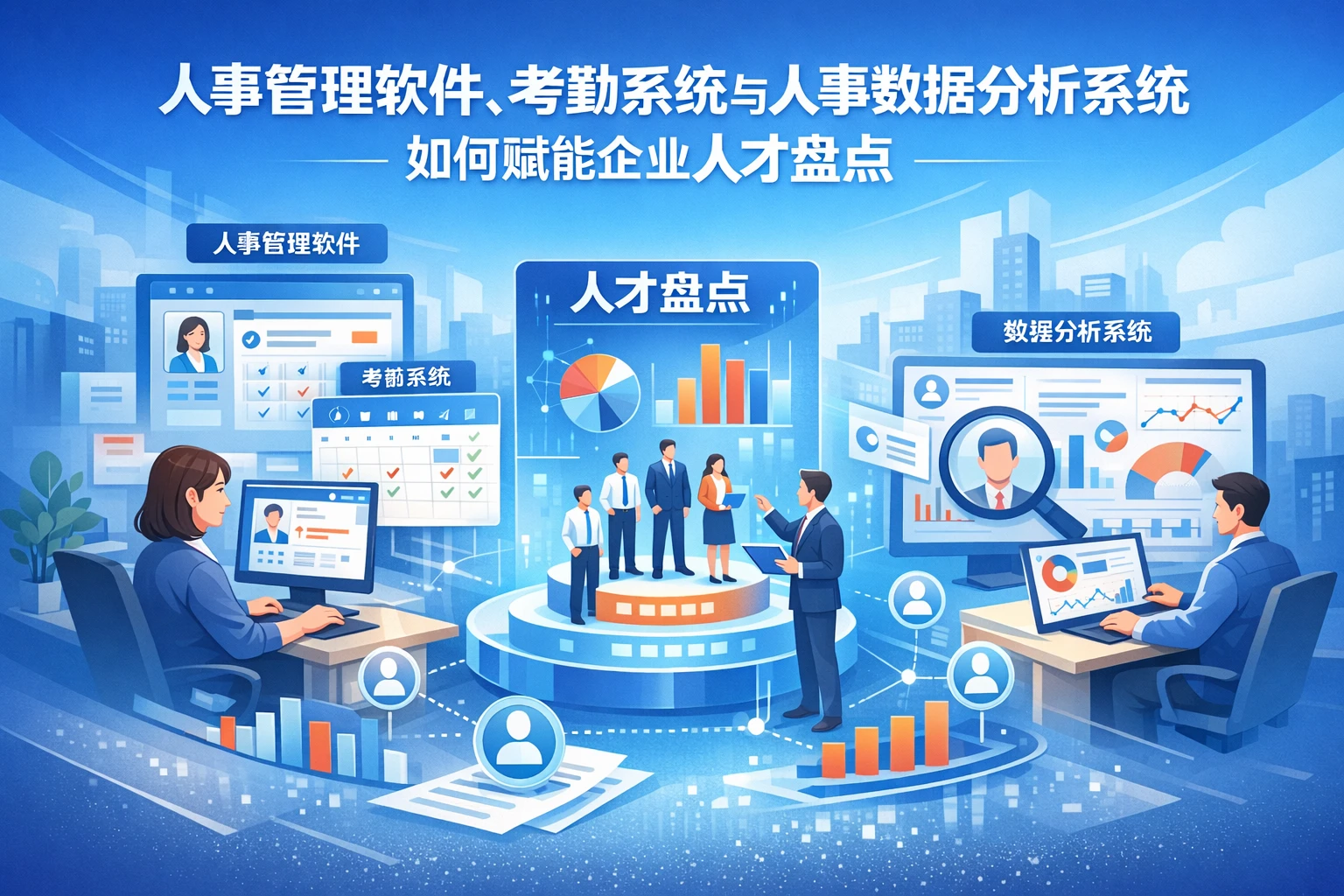 人事管理软件、考勤系统与人事数据分析系统如何赋能企业人才盘点