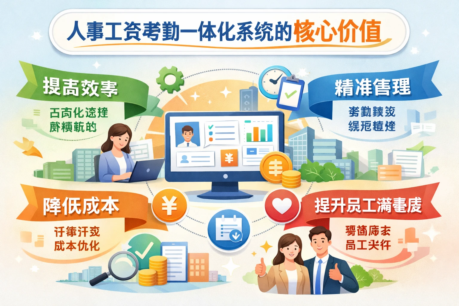 人事工资考勤一体化系统的核心价值
