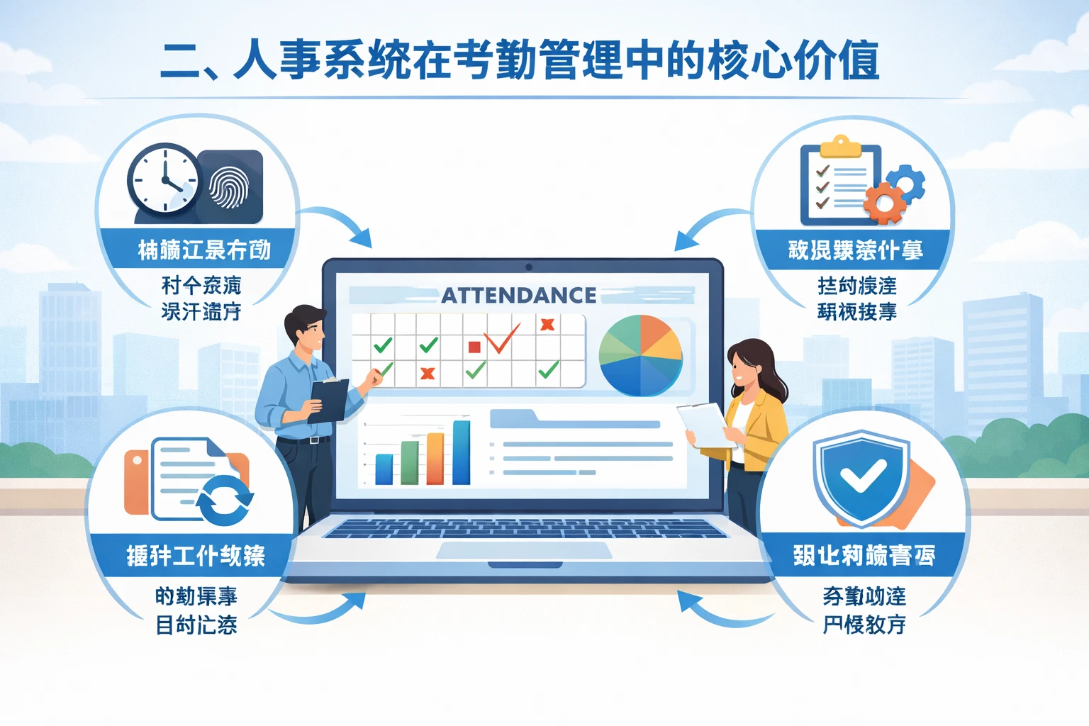 二、人事系统在考勤管理中的核心价值