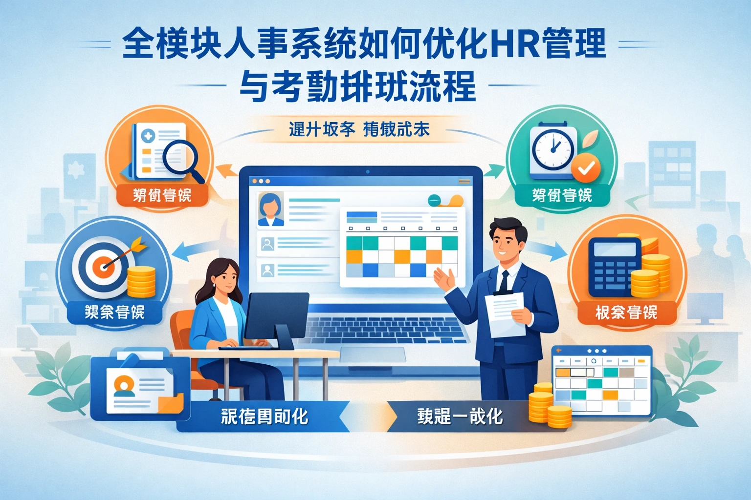 全模块人事系统如何优化HR管理与考勤排班流程