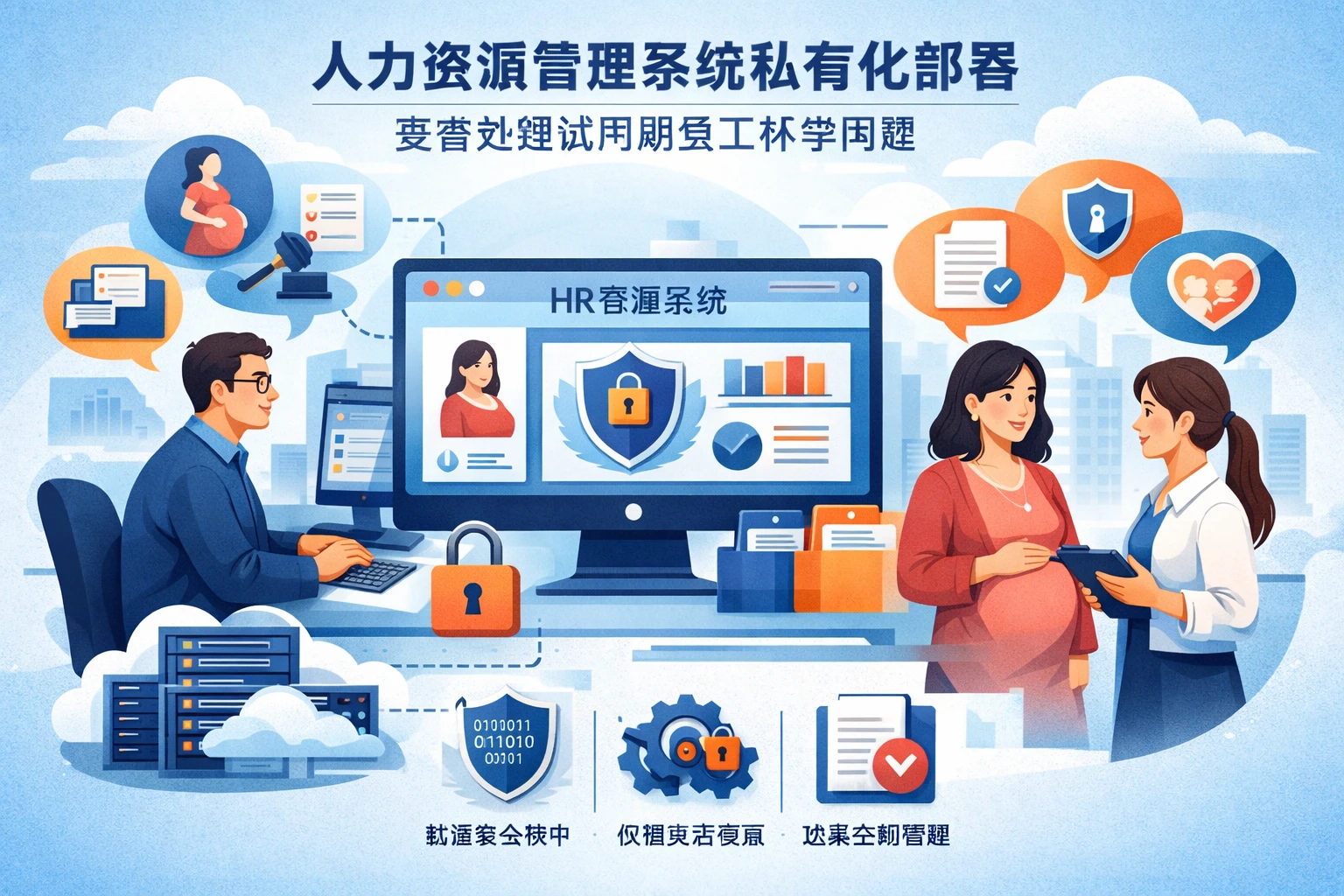 人力资源管理系统在数字化转型中如何通过私有化部署妥善处理试用期员工怀孕问题