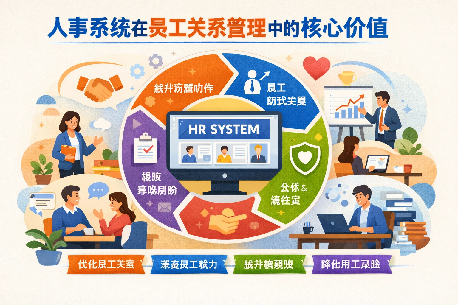 人事系统在员工关系管理中的核心价值