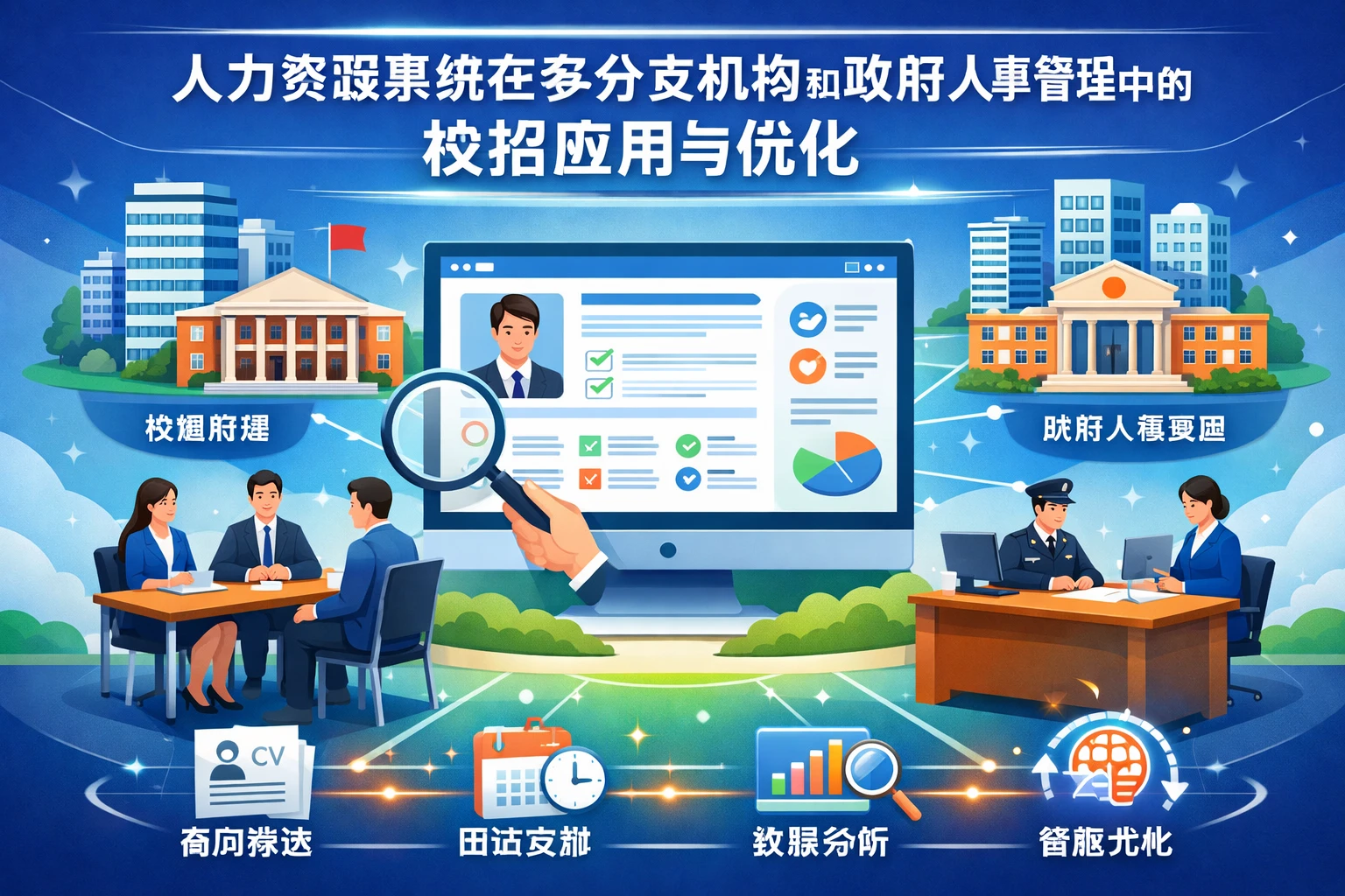 人力资源系统在多分支机构和政府人事管理中的校招应用与优化