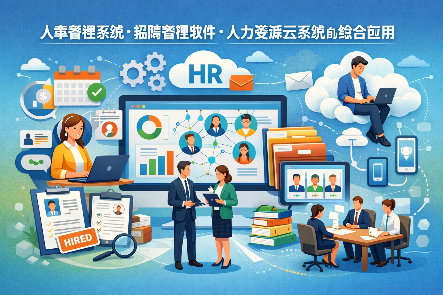 人事管理系统、招聘管理软件与人力资源云系统的综合应用