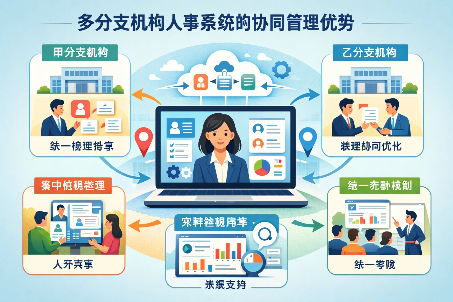 多分支机构人事系统的协同管理优势