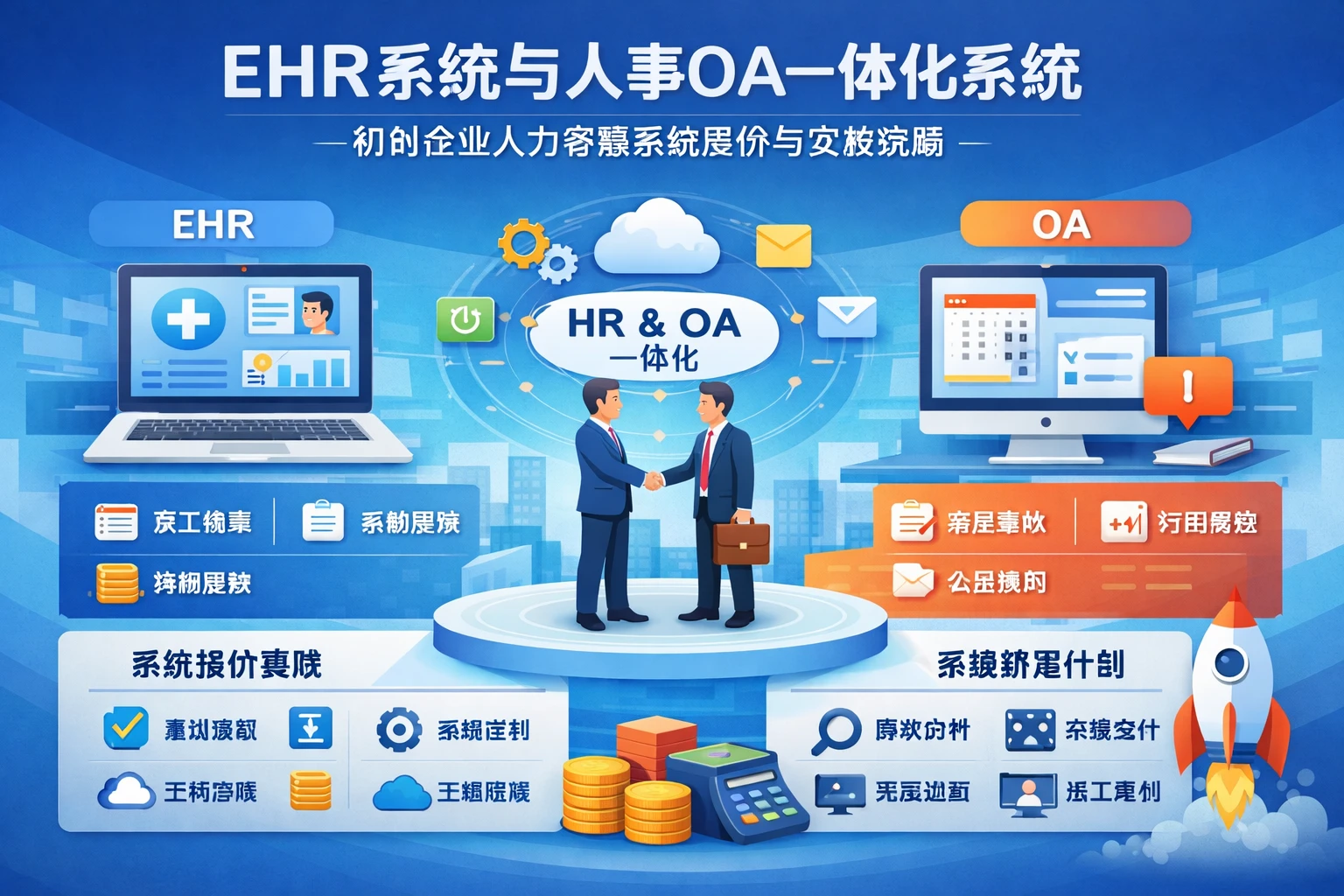 EHR系统与人事OA一体化系统:初创企业人力资源系统报价与实施策略