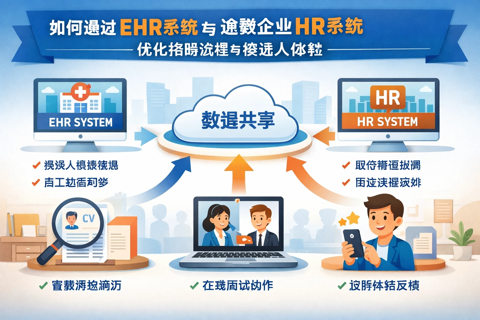 如何通过EHR系统与连锁企业HR系统优化招聘流程与候选人体验