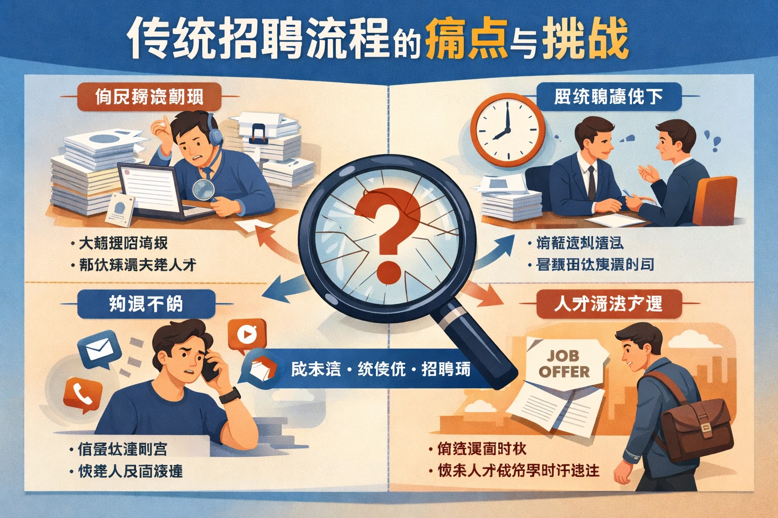 传统招聘流程的痛点与挑战