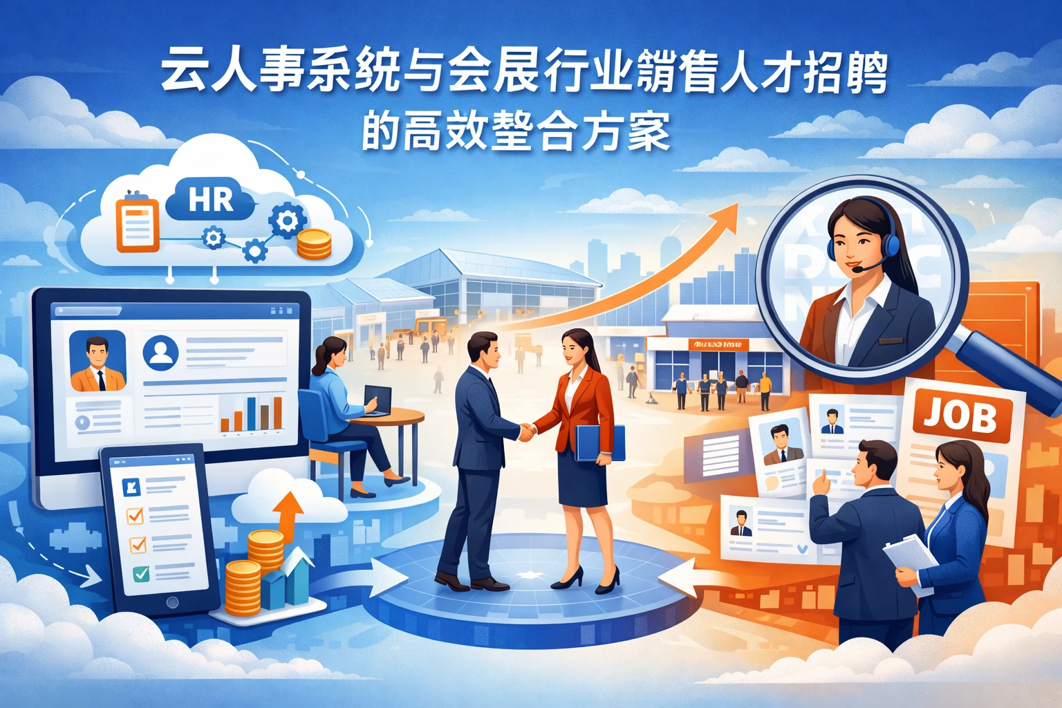 云人事系统与会展行业销售人才招聘的高效整合方案