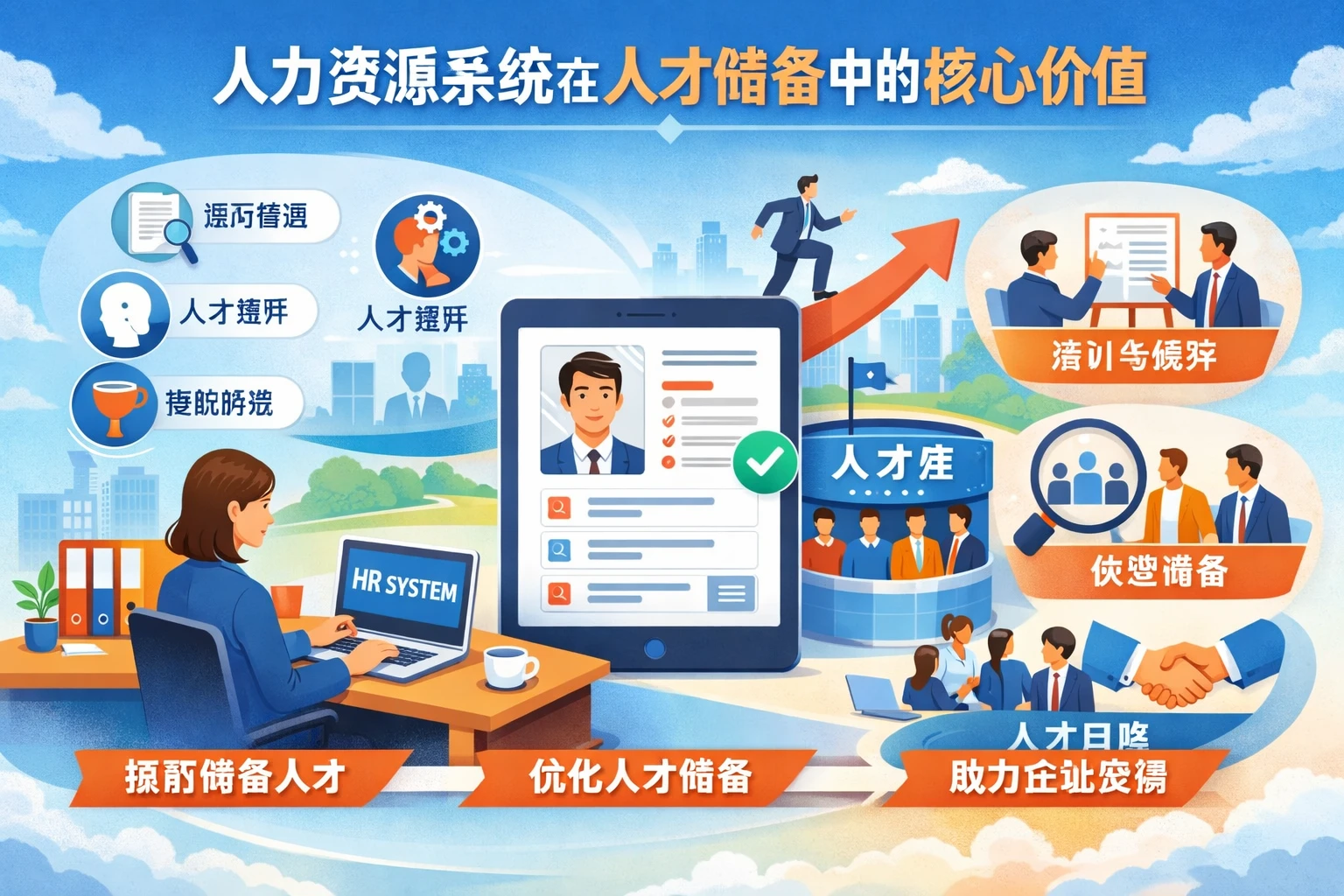 人力资源系统在人才储备中的核心价值