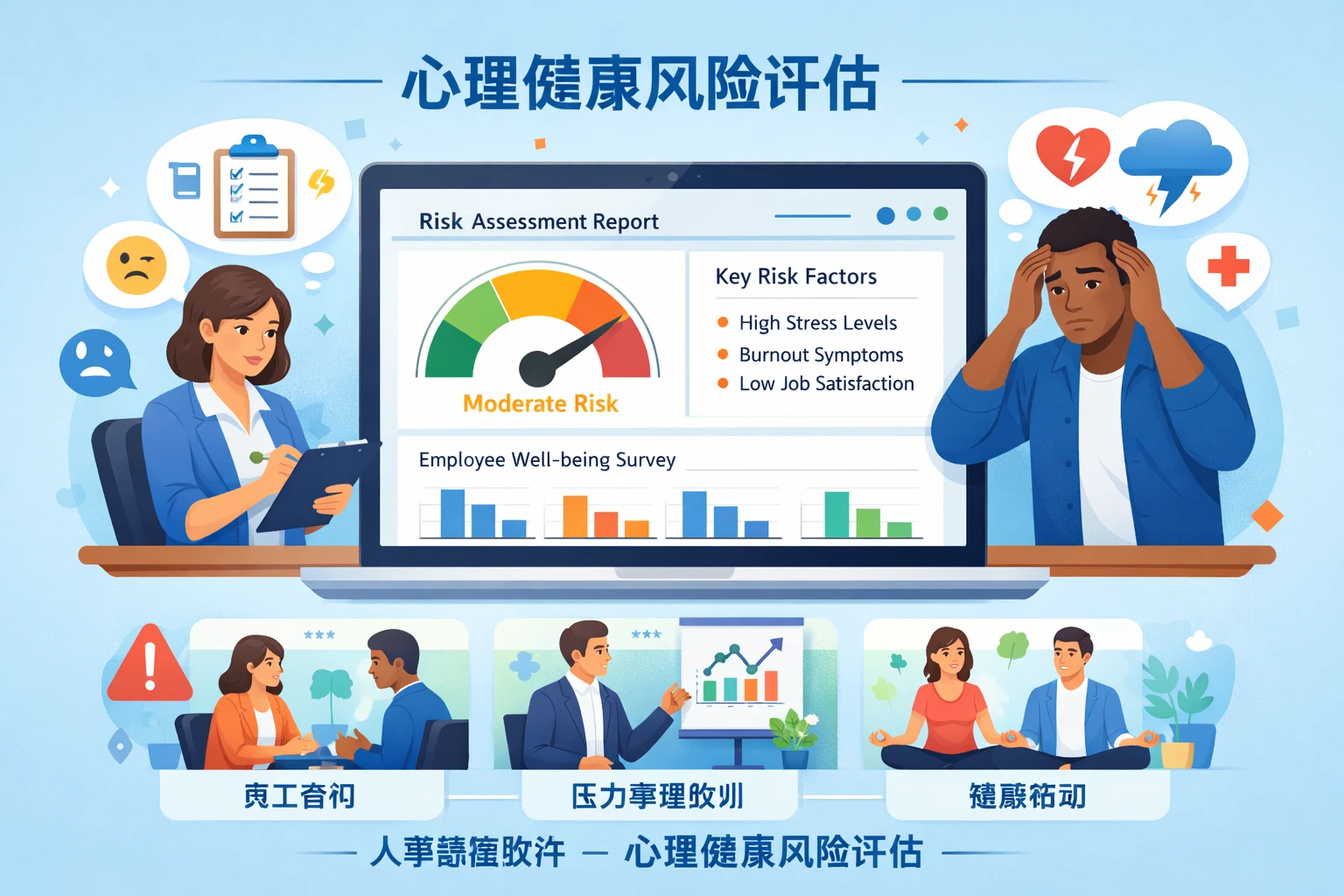 人事管理软件的心理健康风险评估功能