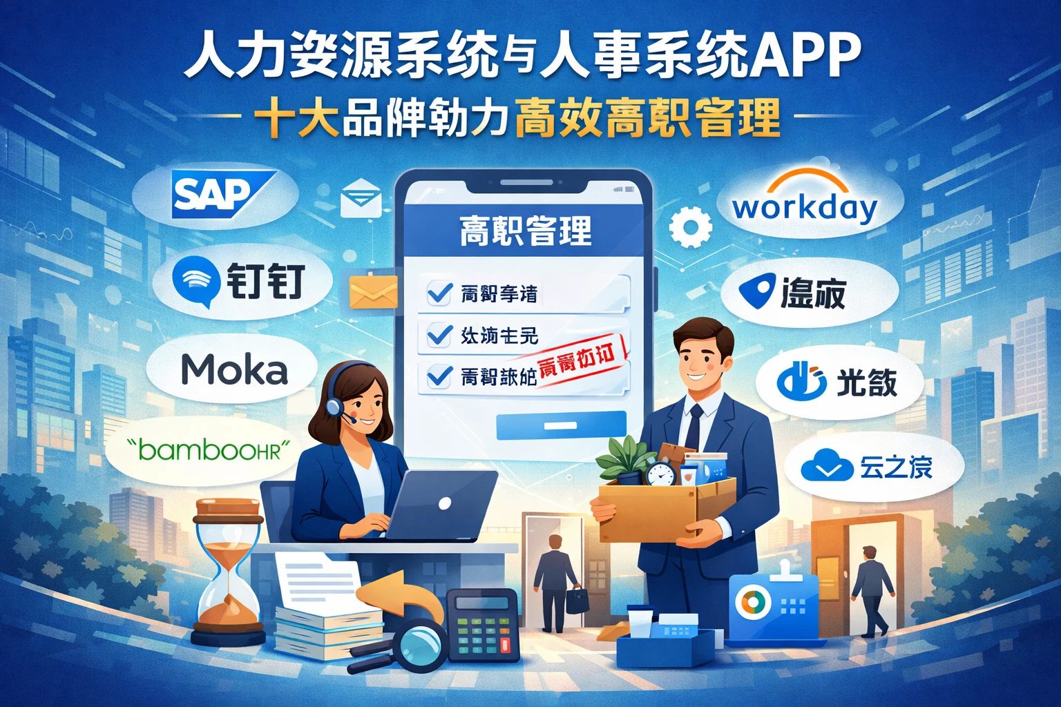 人力资源系统与人事系统APP:十大品牌助力高效离职管理