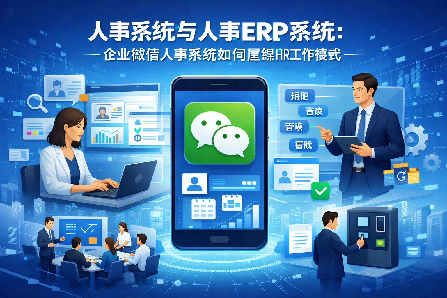 人事系统与人事ERP系统：企业微信人事系统如何重塑HR工作模式