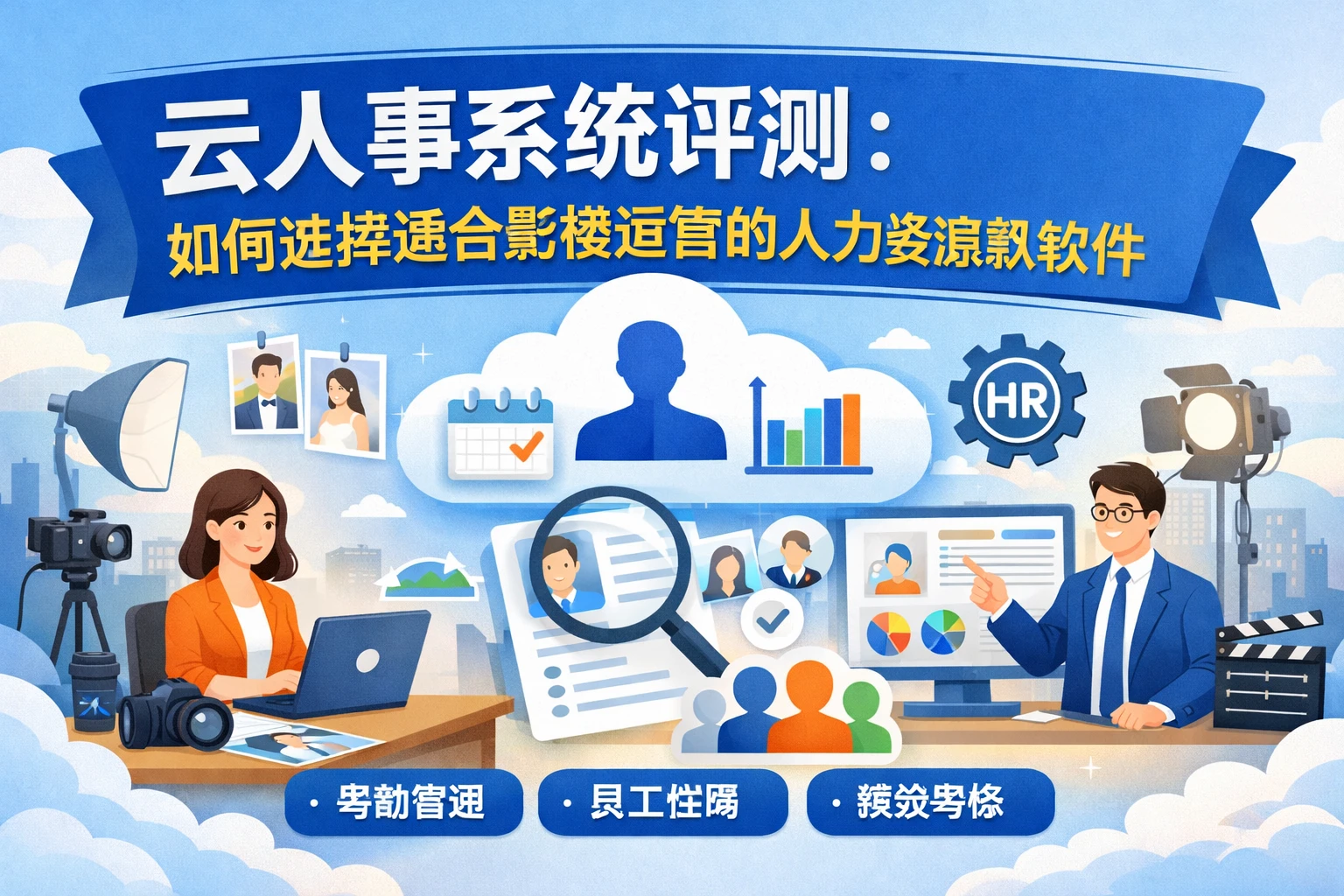 云人事系统评测:如何选择适合影楼运营的人力资源软件
