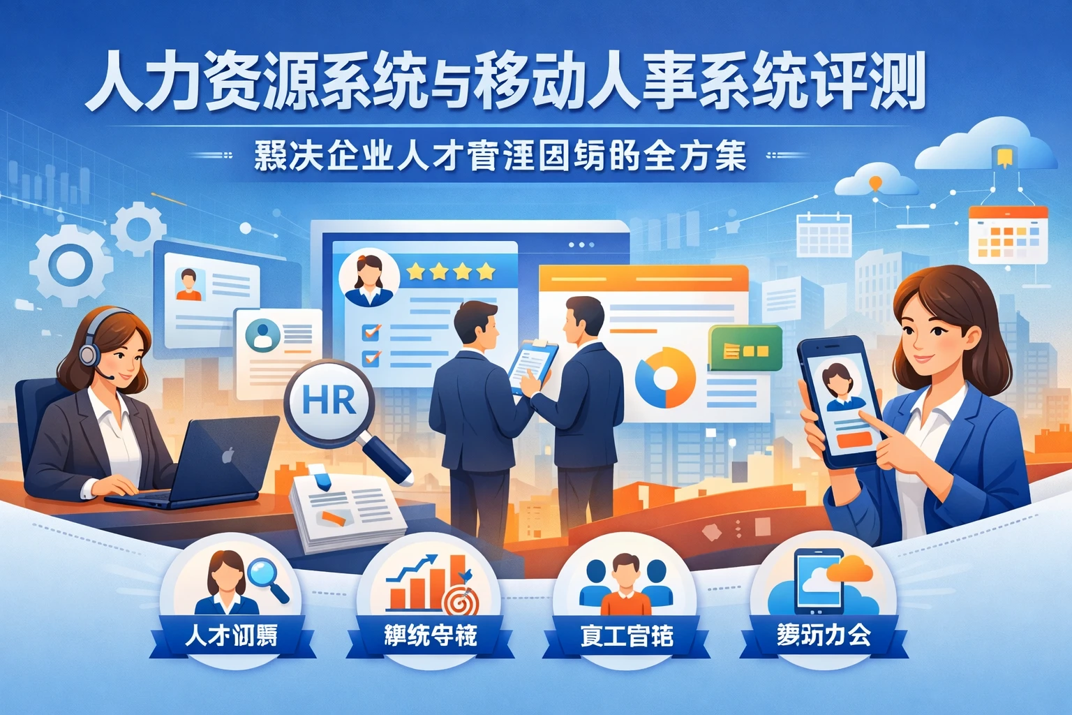 人力资源系统与移动人事系统评测：解决企业人才管理困境的全方案