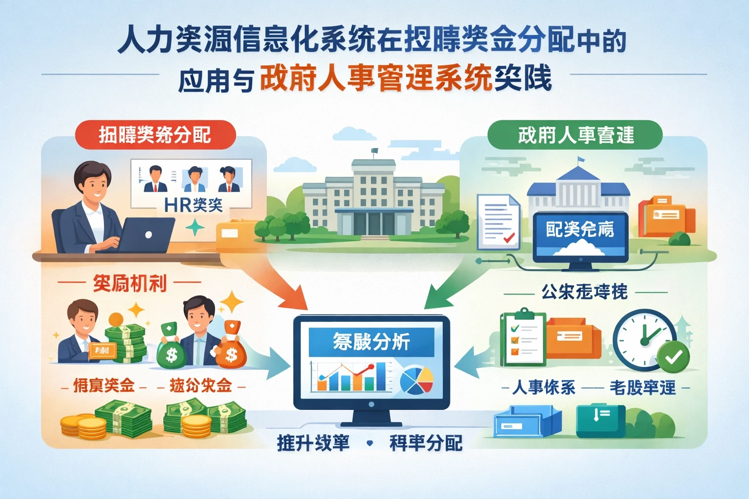 人力资源信息化系统在招聘奖金分配中的应用与政府人事管理系统实践