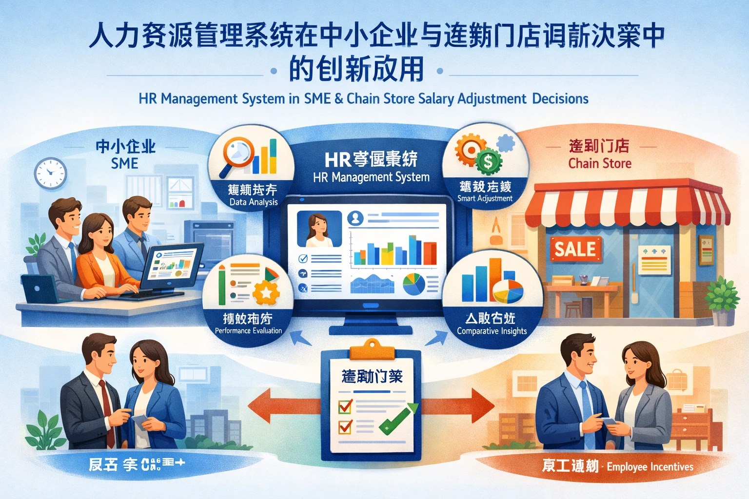 人力资源管理系统在中小企业与连锁门店调薪决策中的创新应用