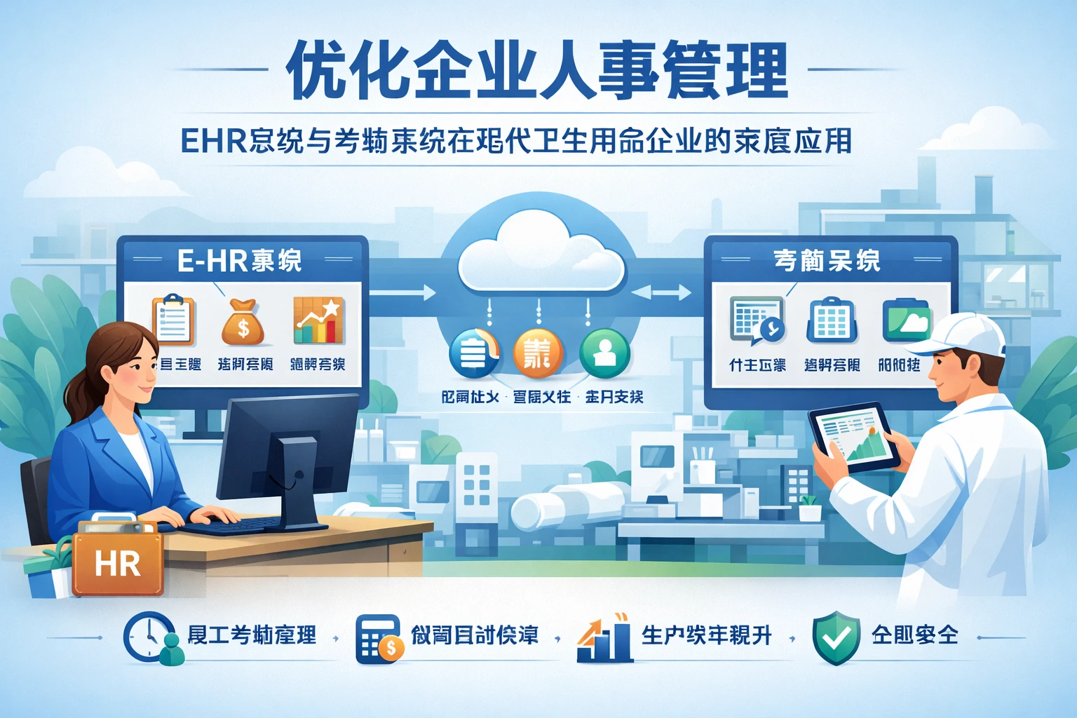 优化企业人事管理：EHR系统与考勤系统在现代卫生用品企业的深度应用