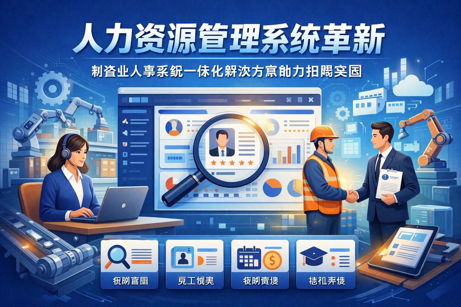 人力资源管理系统革新：制造业人事系统一体化解决方案助力招聘突围