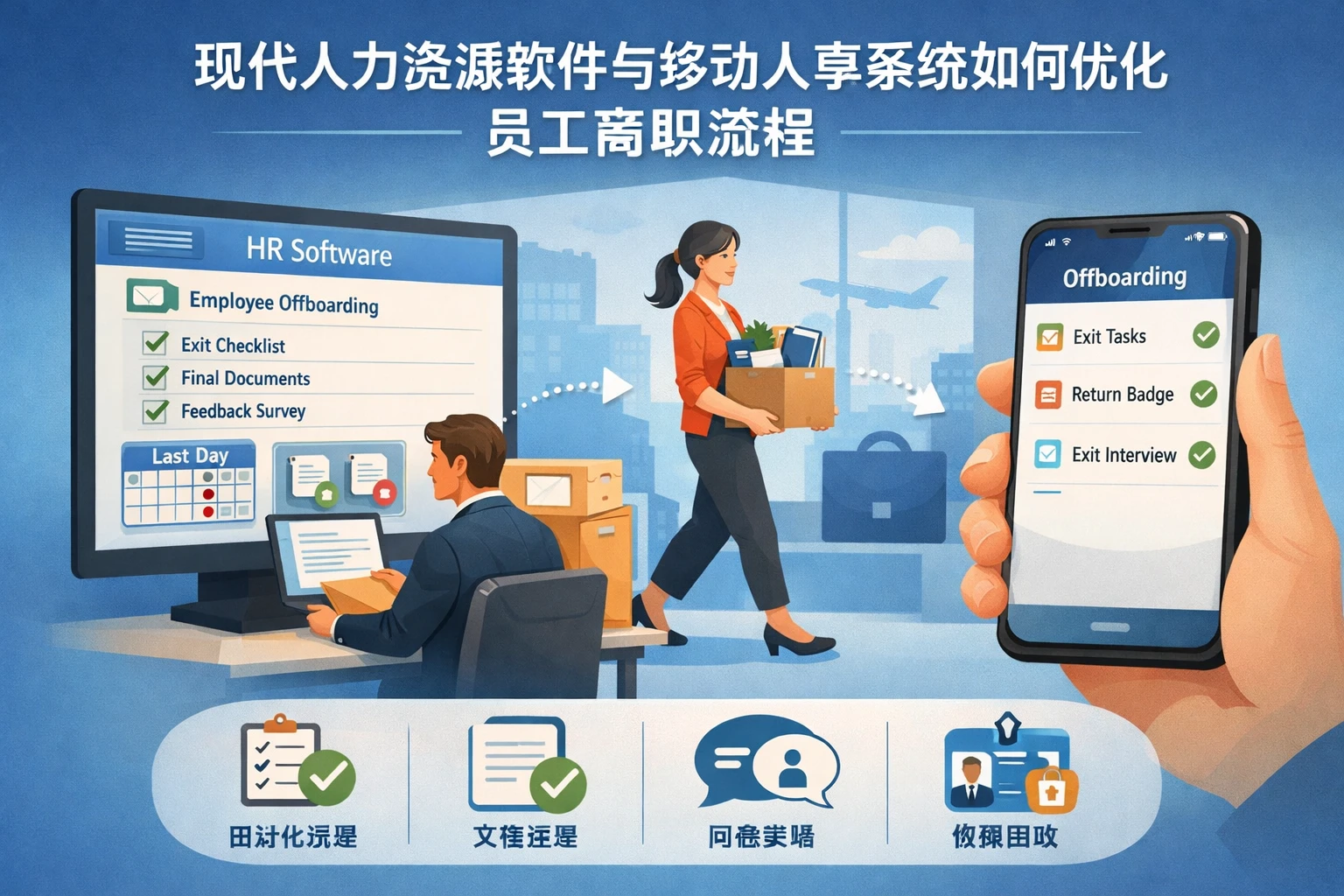 现代人力资源软件与移动人事系统如何优化员工离职流程