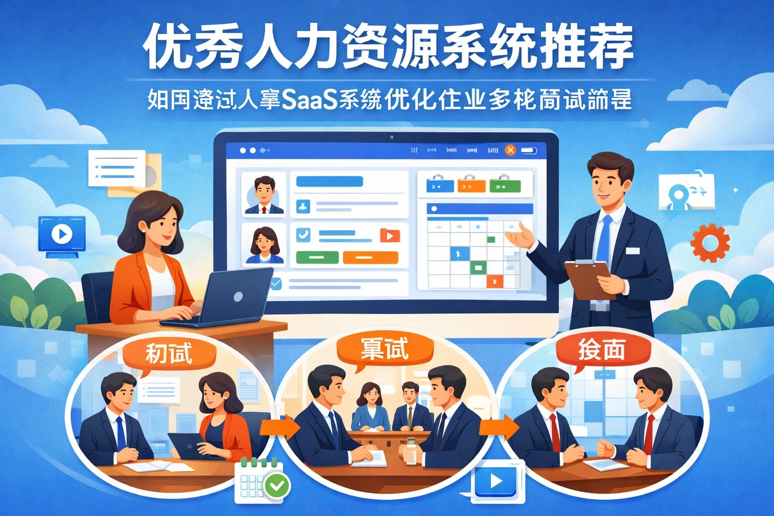 优秀人力资源系统推荐：如何通过人事SaaS系统优化企业多轮面试流程