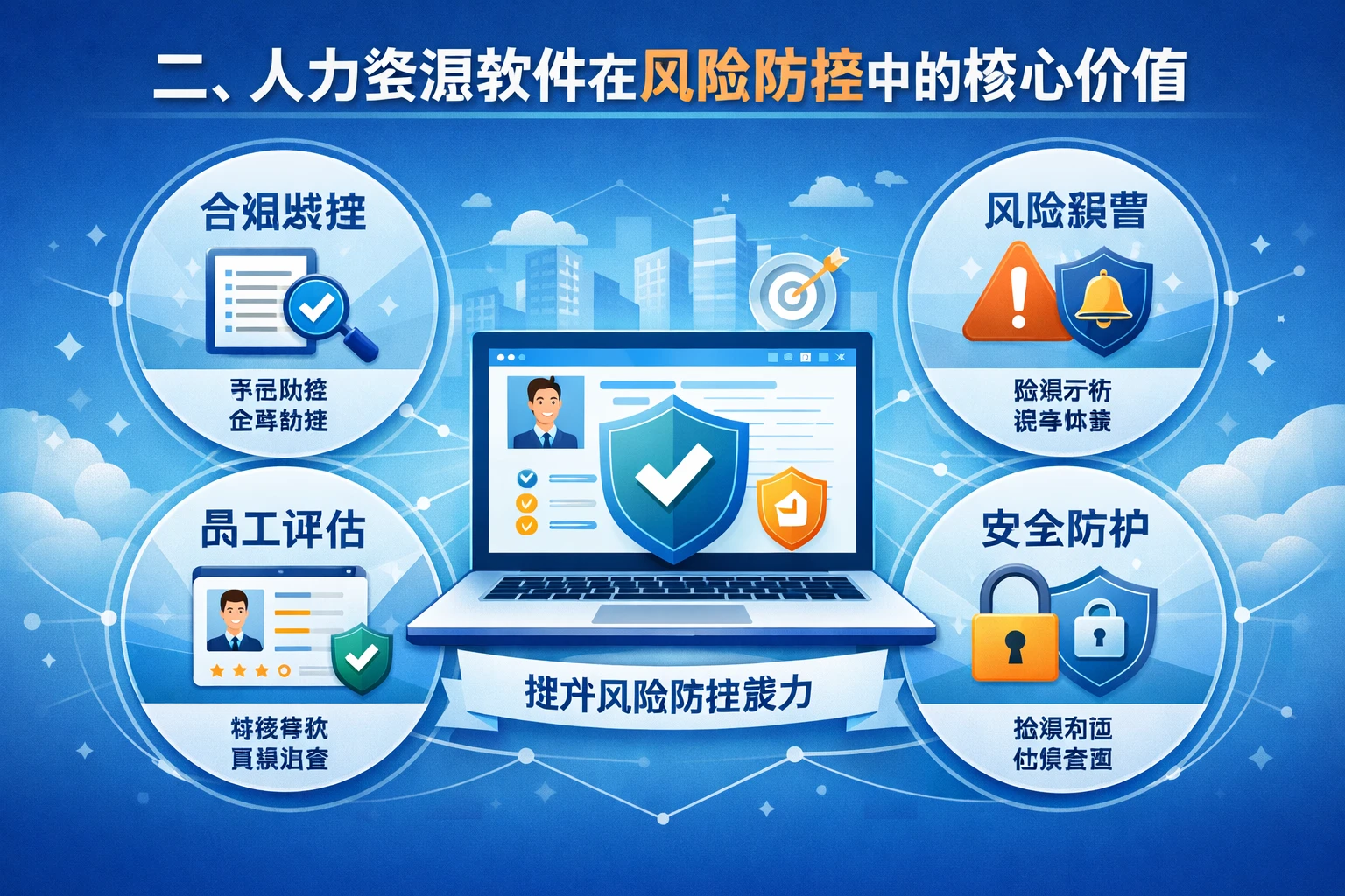 二、人力资源软件在风险防控中的核心价值