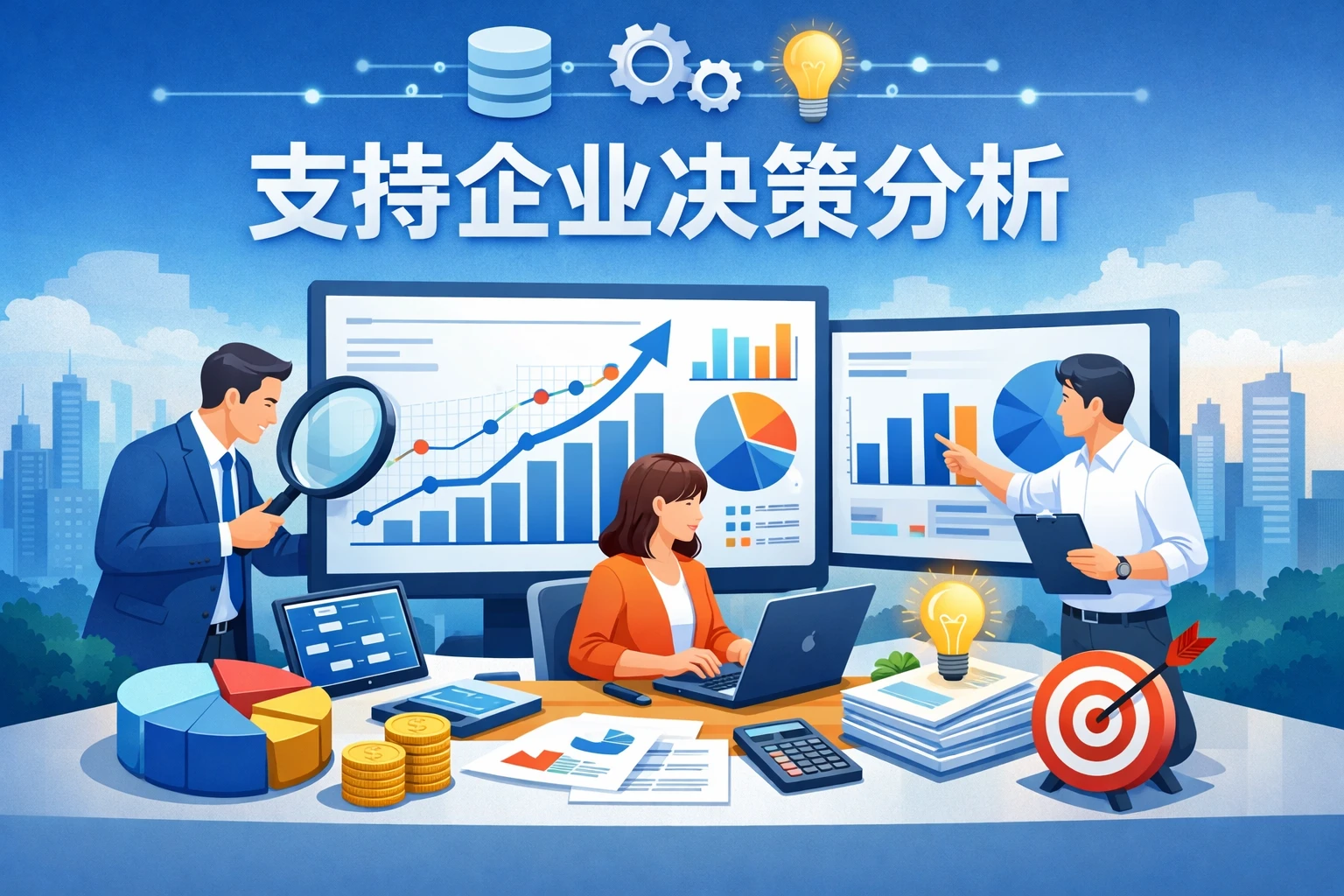 支持企业决策分析