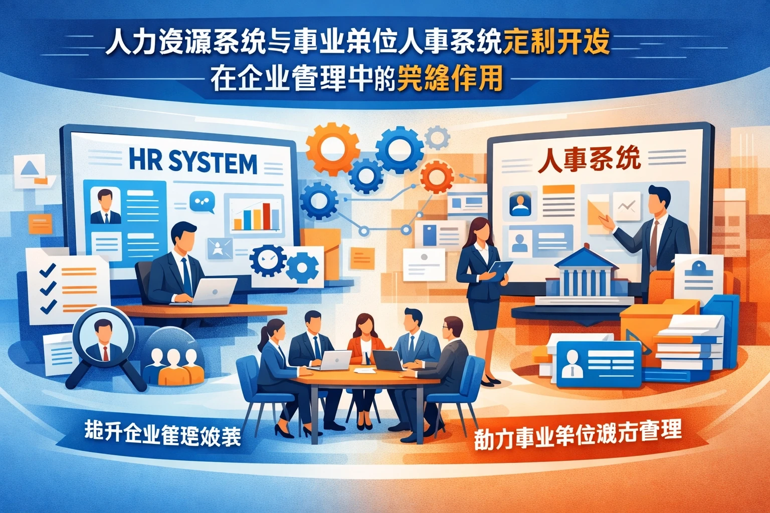 人力资源系统与事业单位人事系统定制开发在企业管理中的关键作用