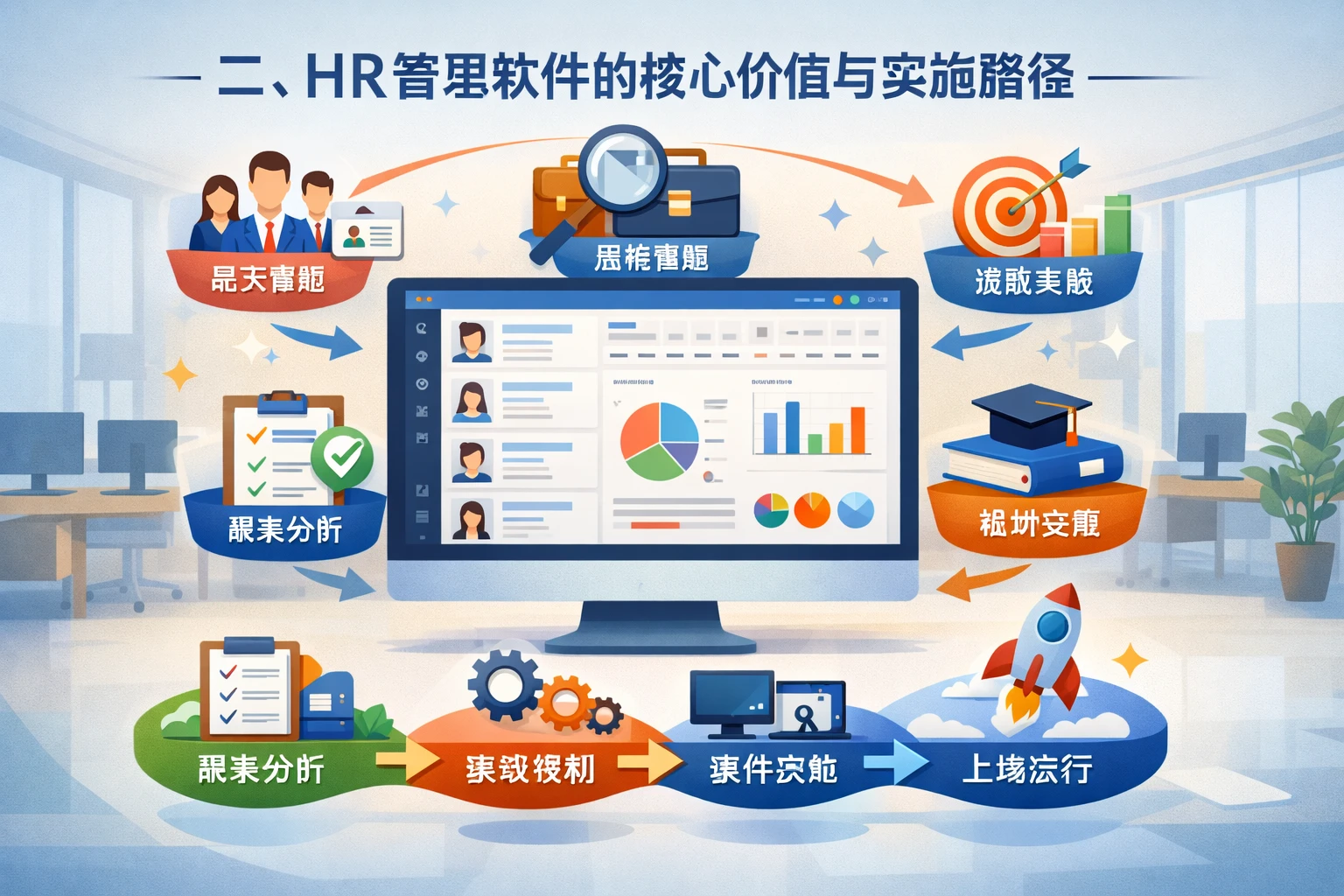 二、HR管理软件的核心价值与实施路径