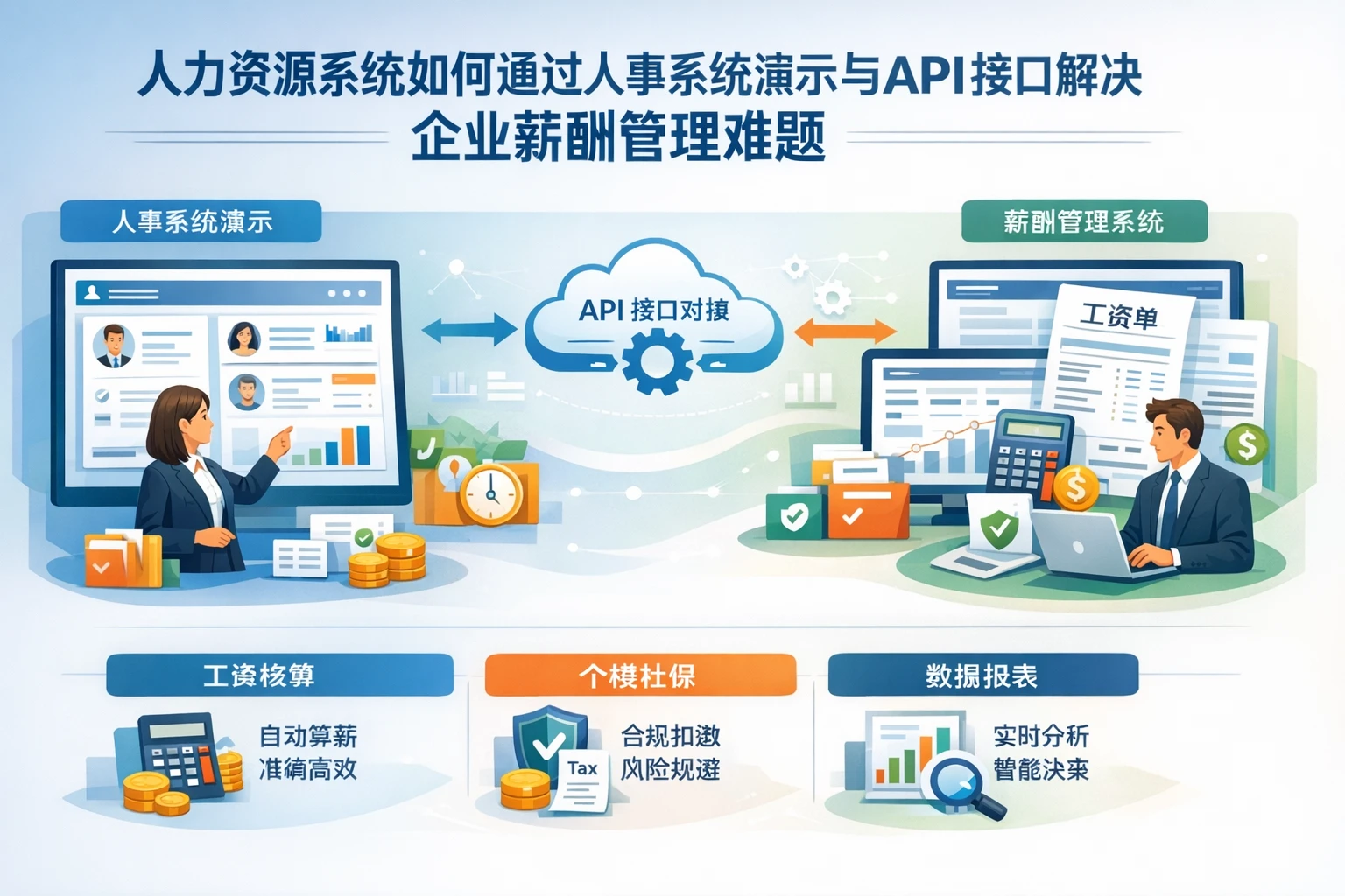 人力资源系统如何通过人事系统演示与API接口解决企业薪酬管理难题