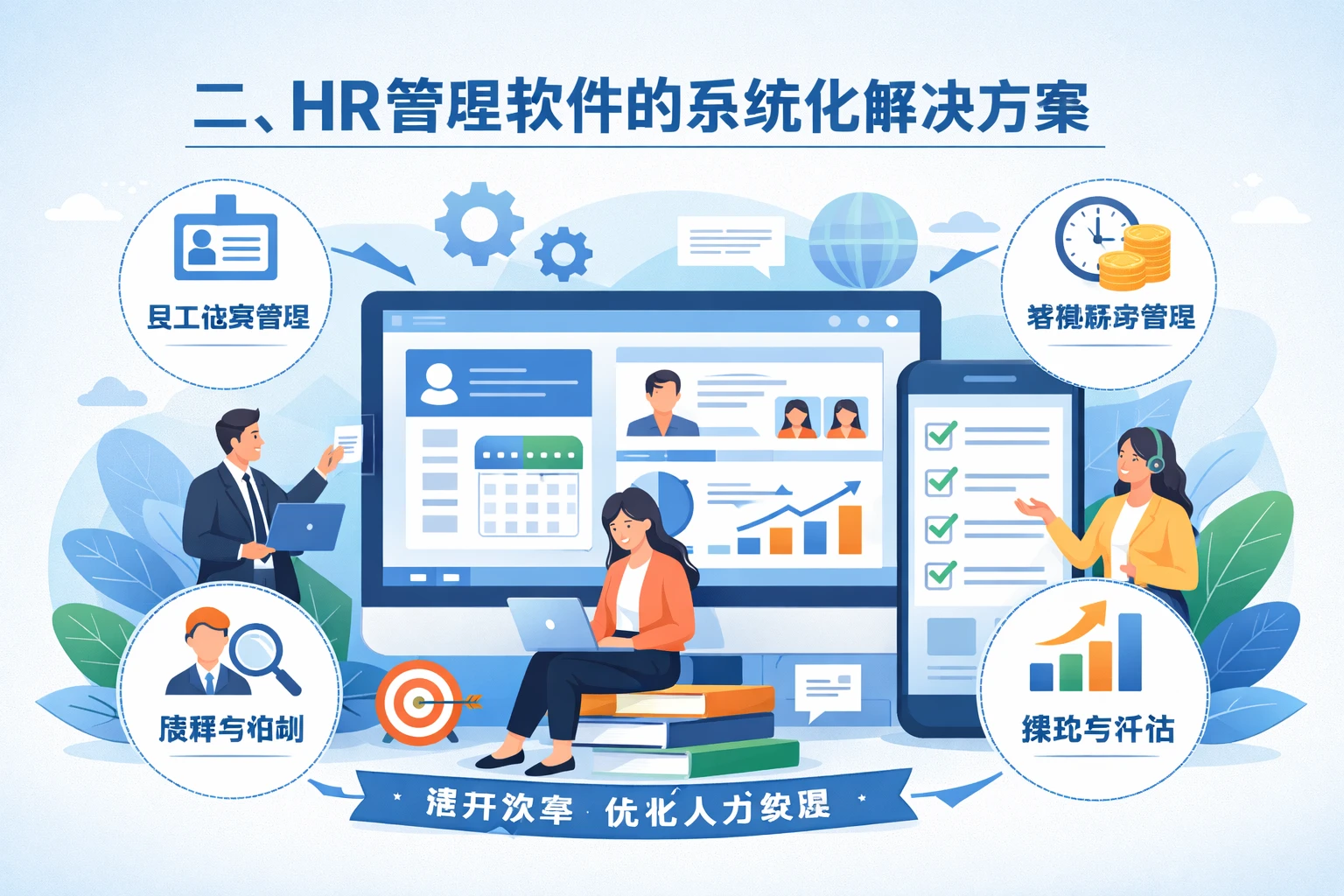二、HR管理软件的系统化解决方案