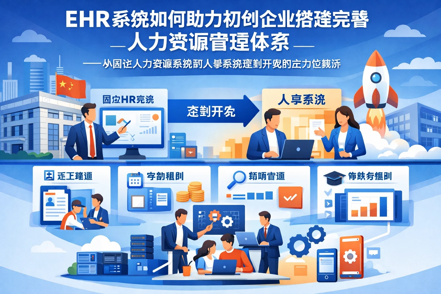 ehr系统如何助力初创企业搭建完善人力资源管理体系——从国企人力资源系统到人事系统定制开发的全方位解析