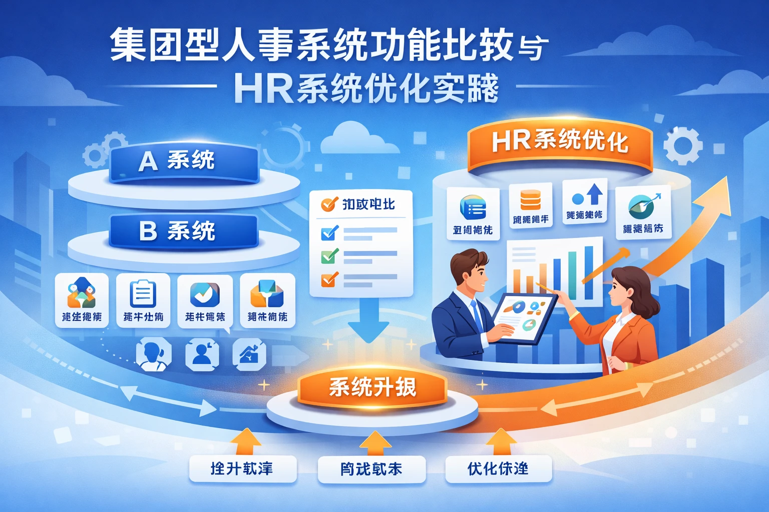 集团型人事系统功能比较与HR系统优化实践