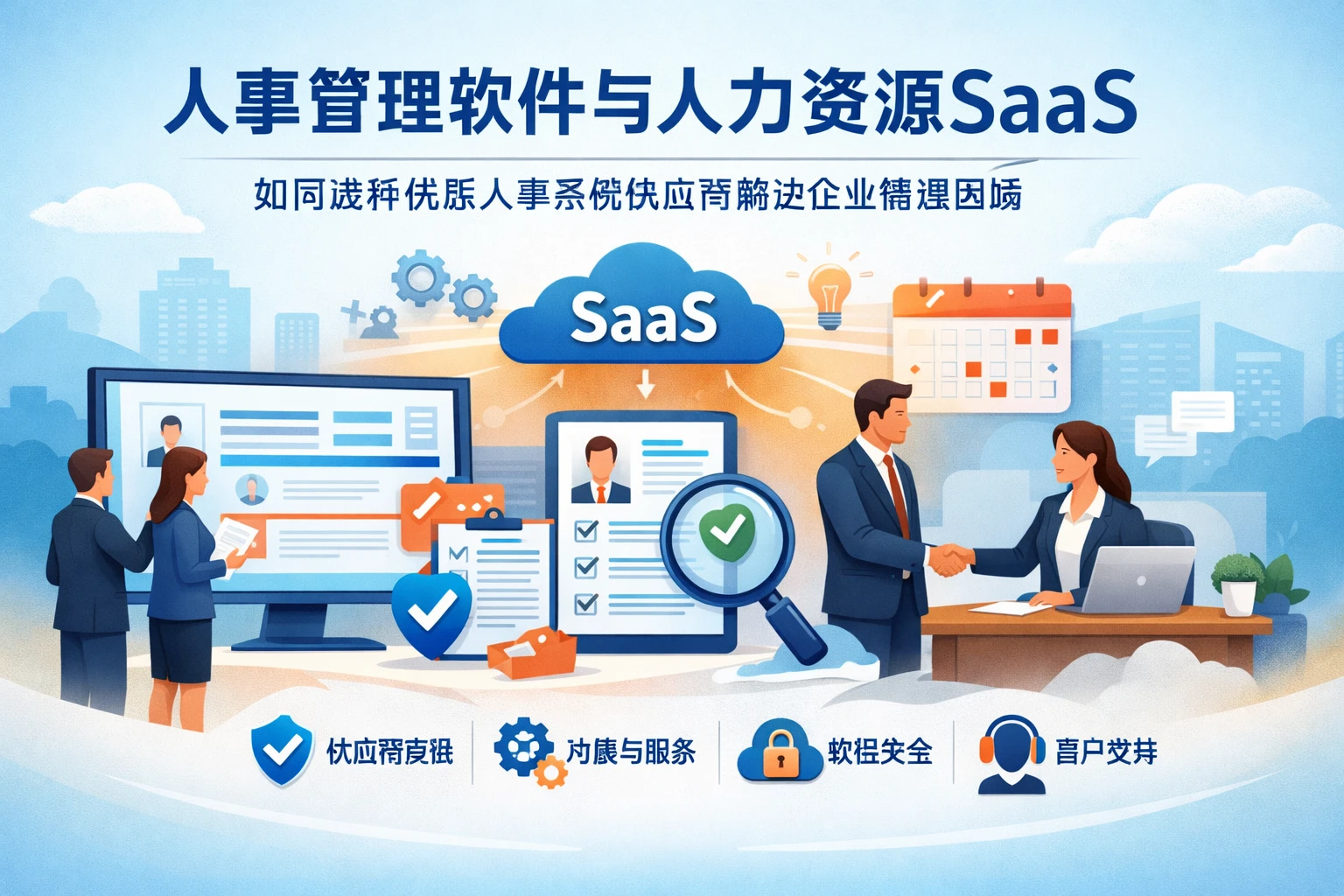 人事管理软件与人力资源SaaS：如何选择优质人事系统供应商解决企业管理困境