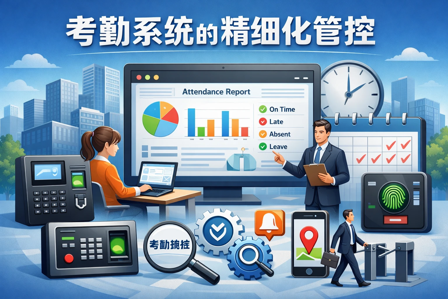 考勤系统的精细化管控