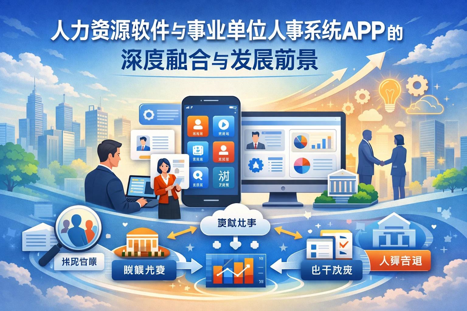 人力资源软件与事业单位人事系统APP的深度融合与发展前景