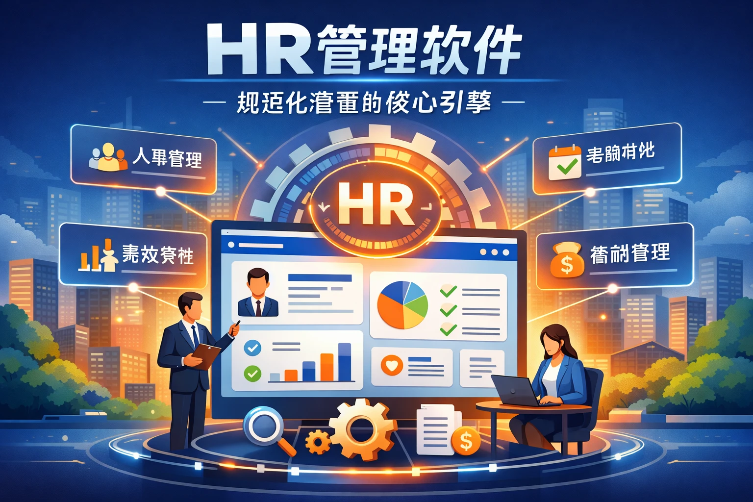 HR管理软件:规范化管理的核心引擎