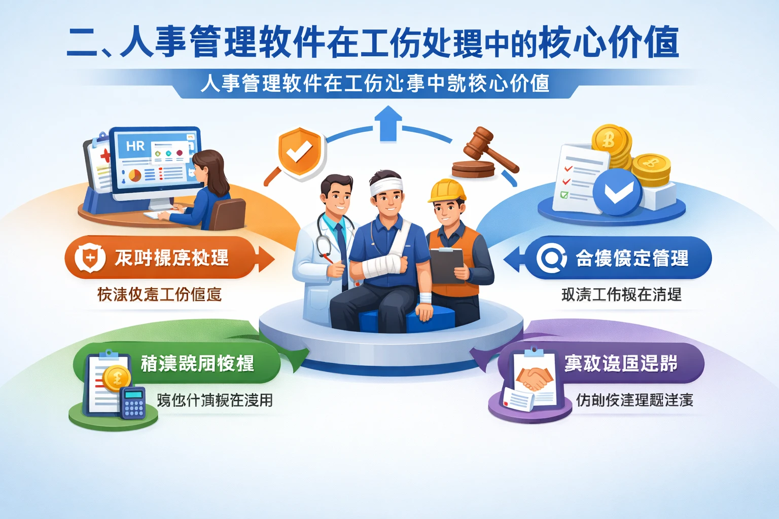 二、人事管理软件在工伤处理中的核心价值