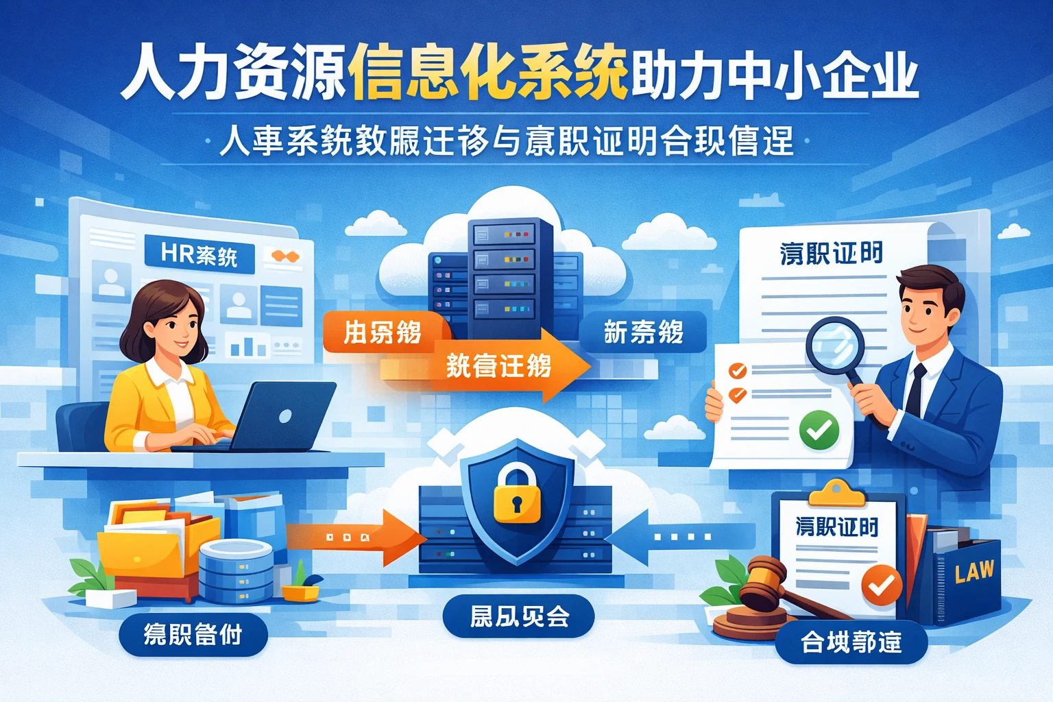 人力资源信息化系统助力中小企业人事系统数据迁移与离职证明合规管理