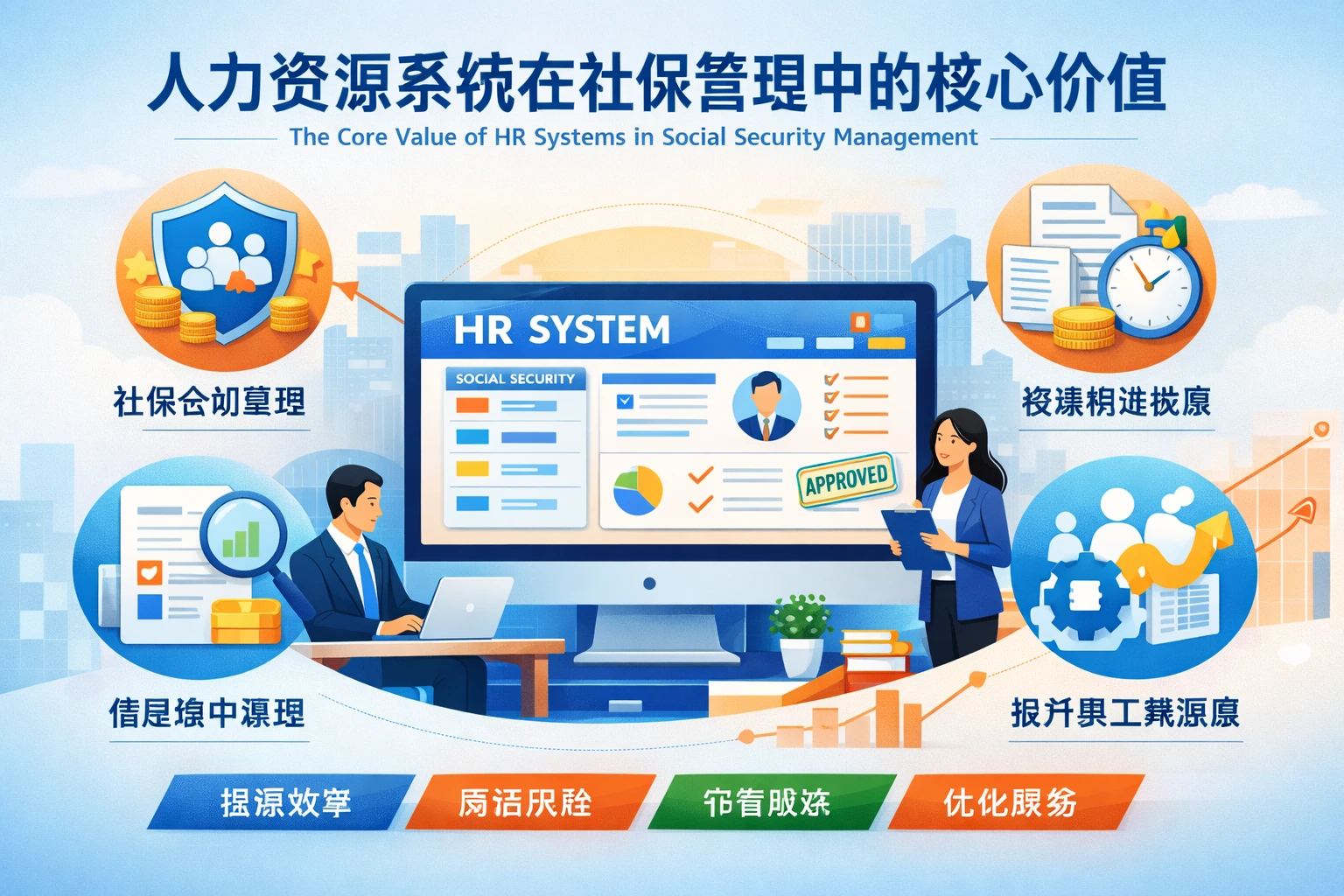 人力资源系统在社保管理中的核心价值