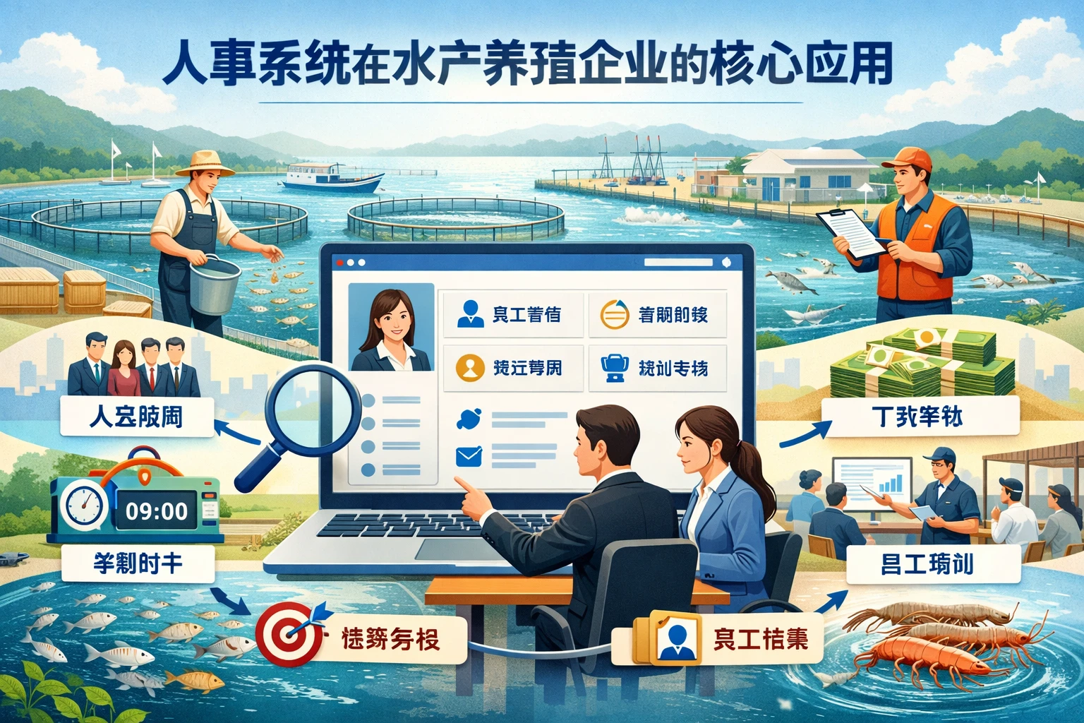 人事系统在水产养殖企业的核心应用
