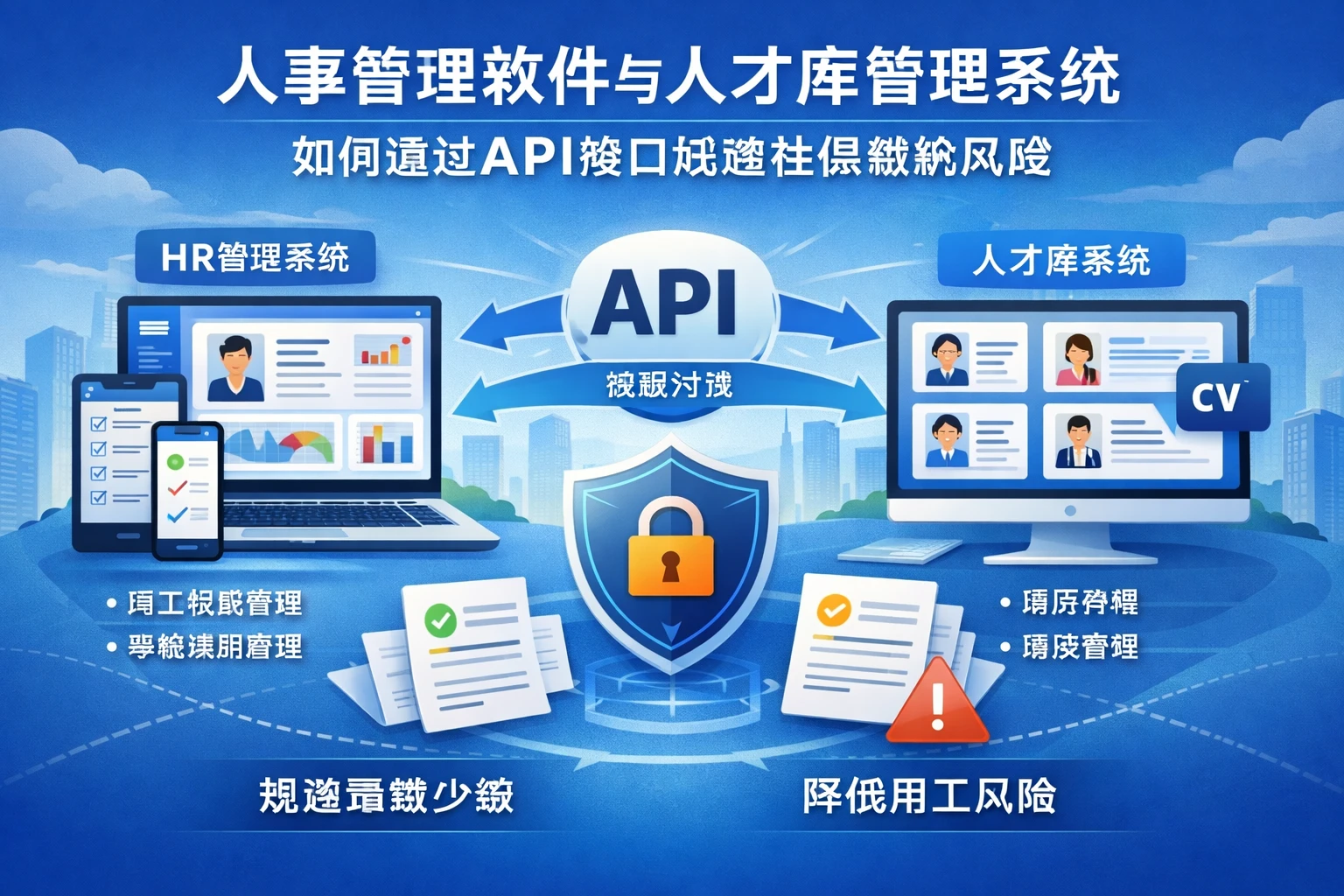 人事管理软件与人才库管理系统如何通过API接口规避社保缴纳风险